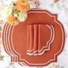 Burnt Orange Placemats (Set Of 4)