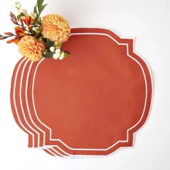 Burnt Orange Placemats (Set Of 4)