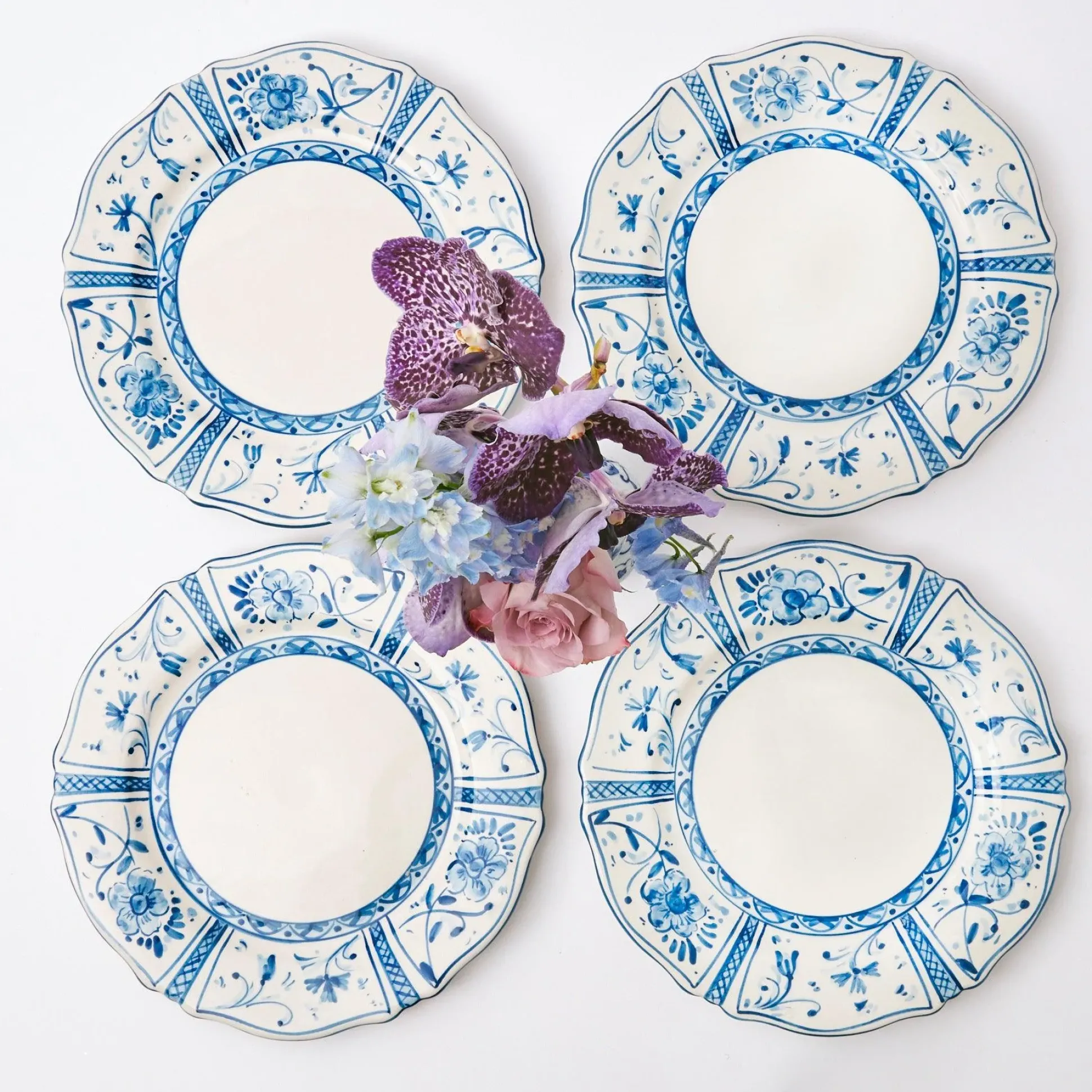 Cadiz Hand Painted Dinner Plates (Set Of 4)