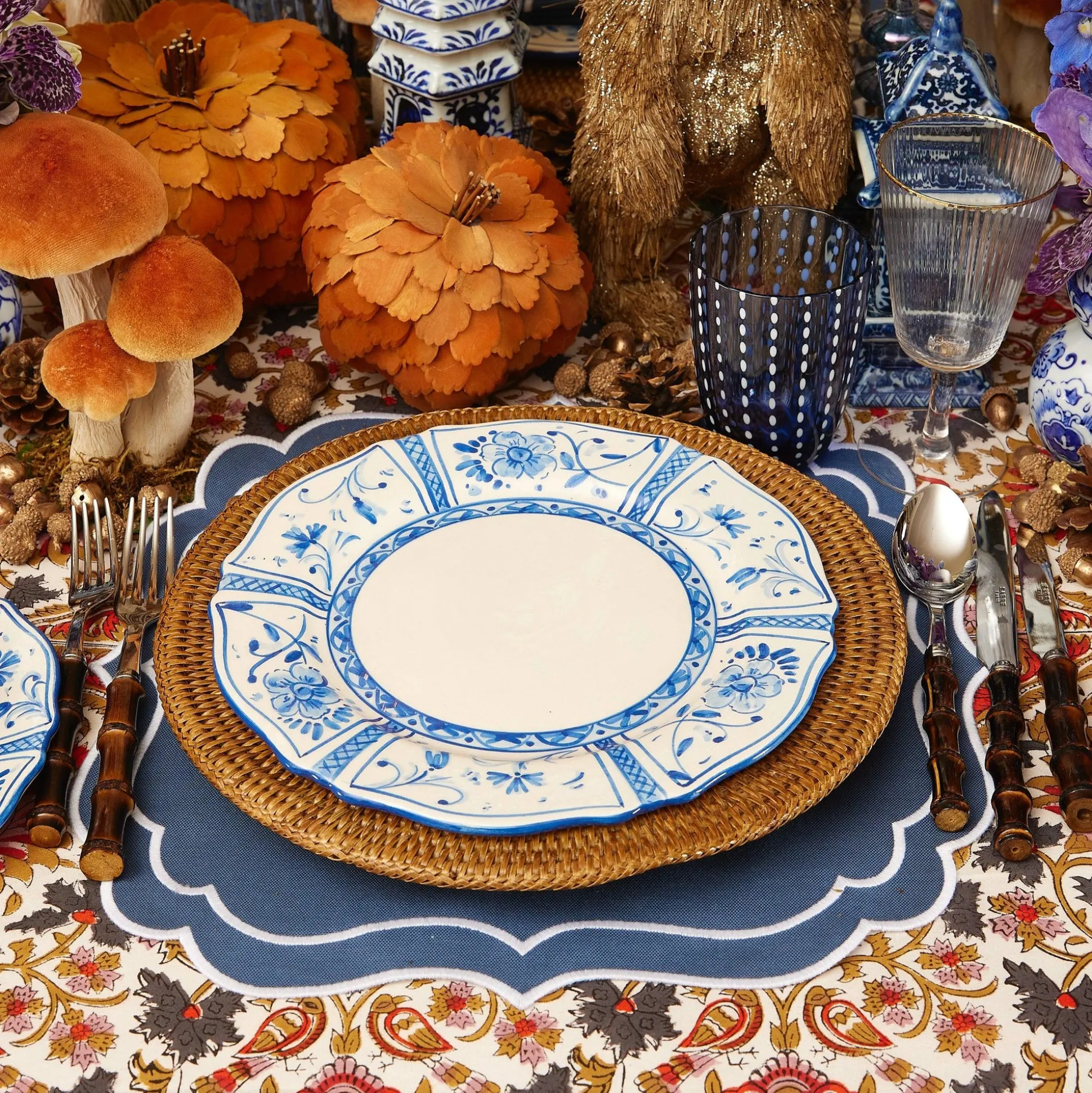 Cadiz Hand Painted Dinner Plates (Set Of 4)