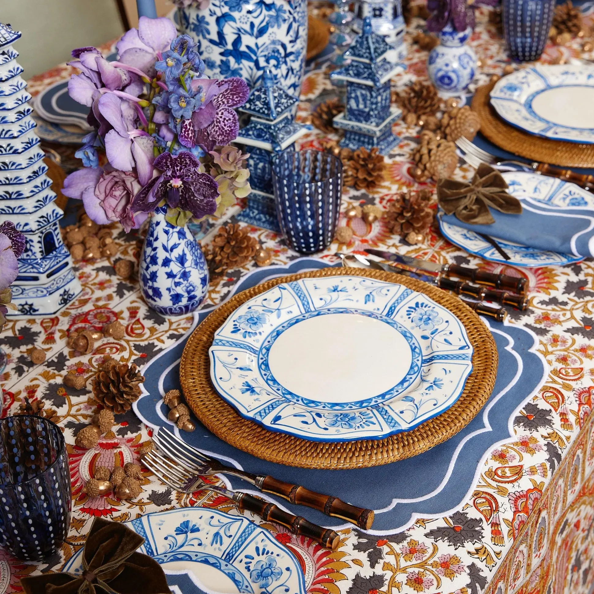 Cadiz Hand Painted Dinner Plates (Set Of 4)