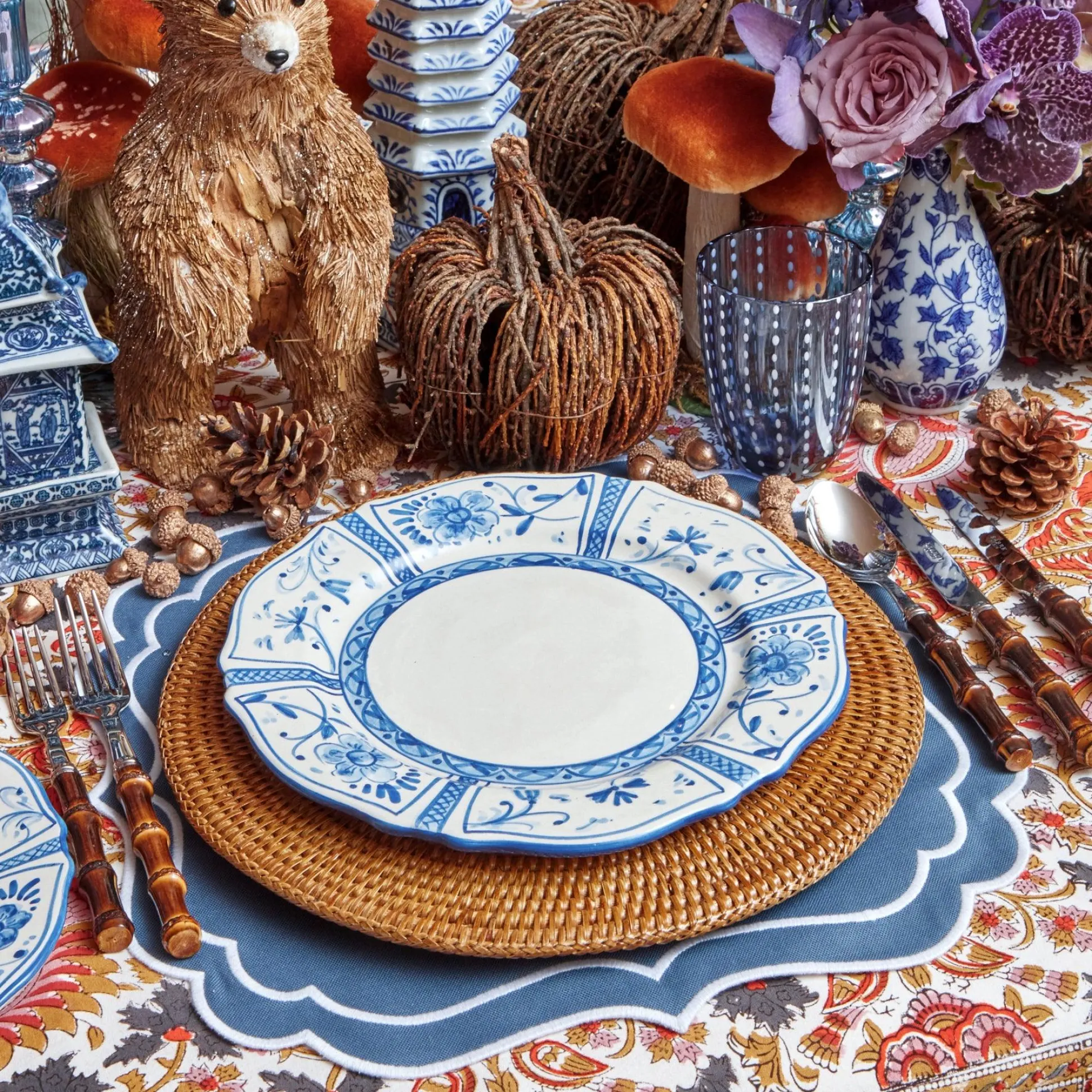 Cadiz Hand Painted Dinner Plates (Set Of 4)