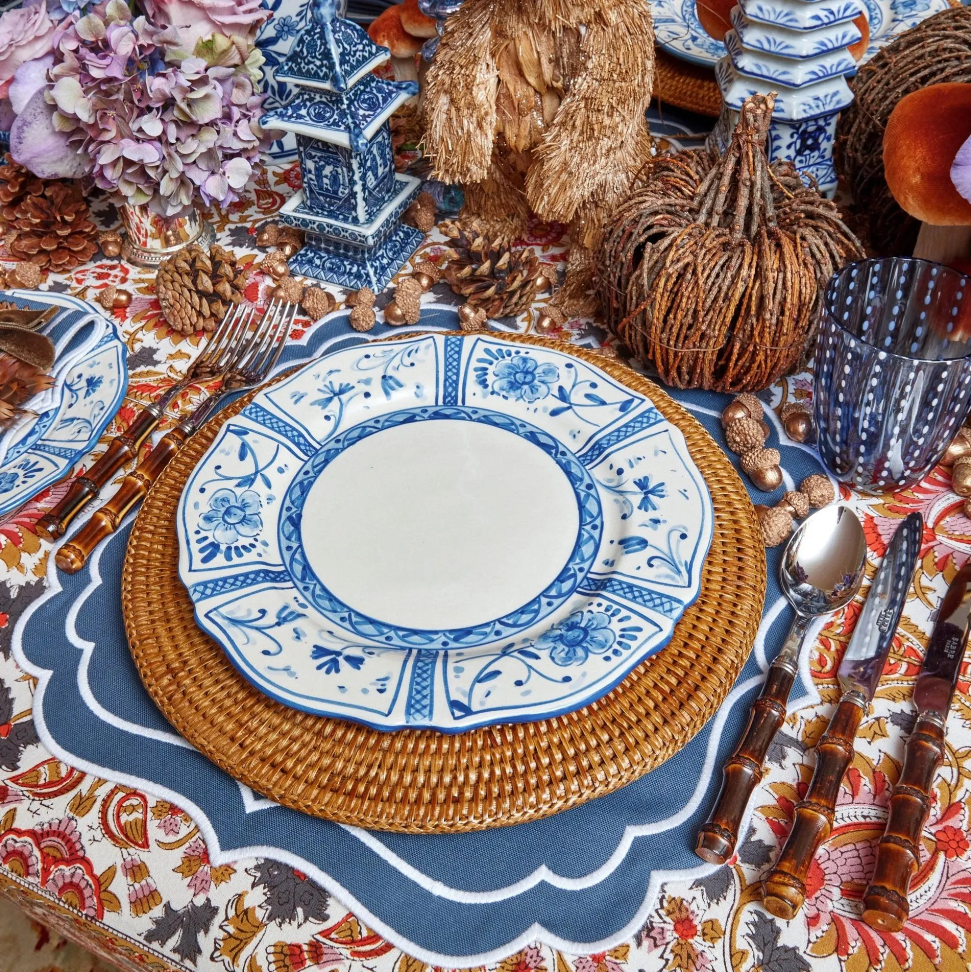 Cadiz Hand Painted Dinner Plates (Set Of 4)