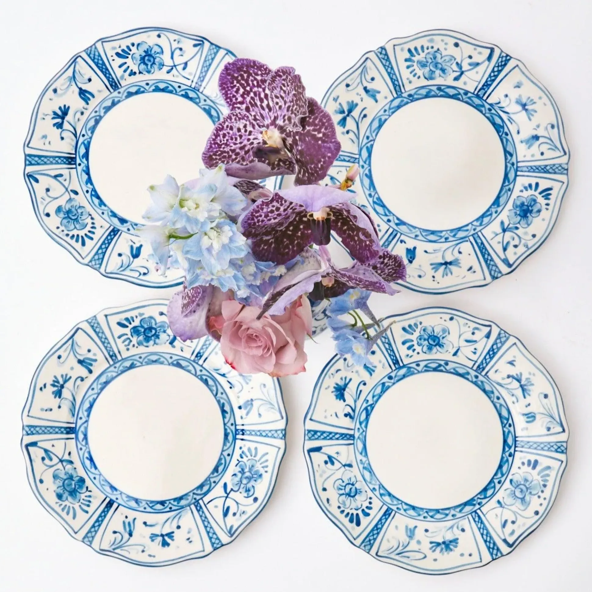 Cadiz Hand Painted Starter Plates (Set Of 4)