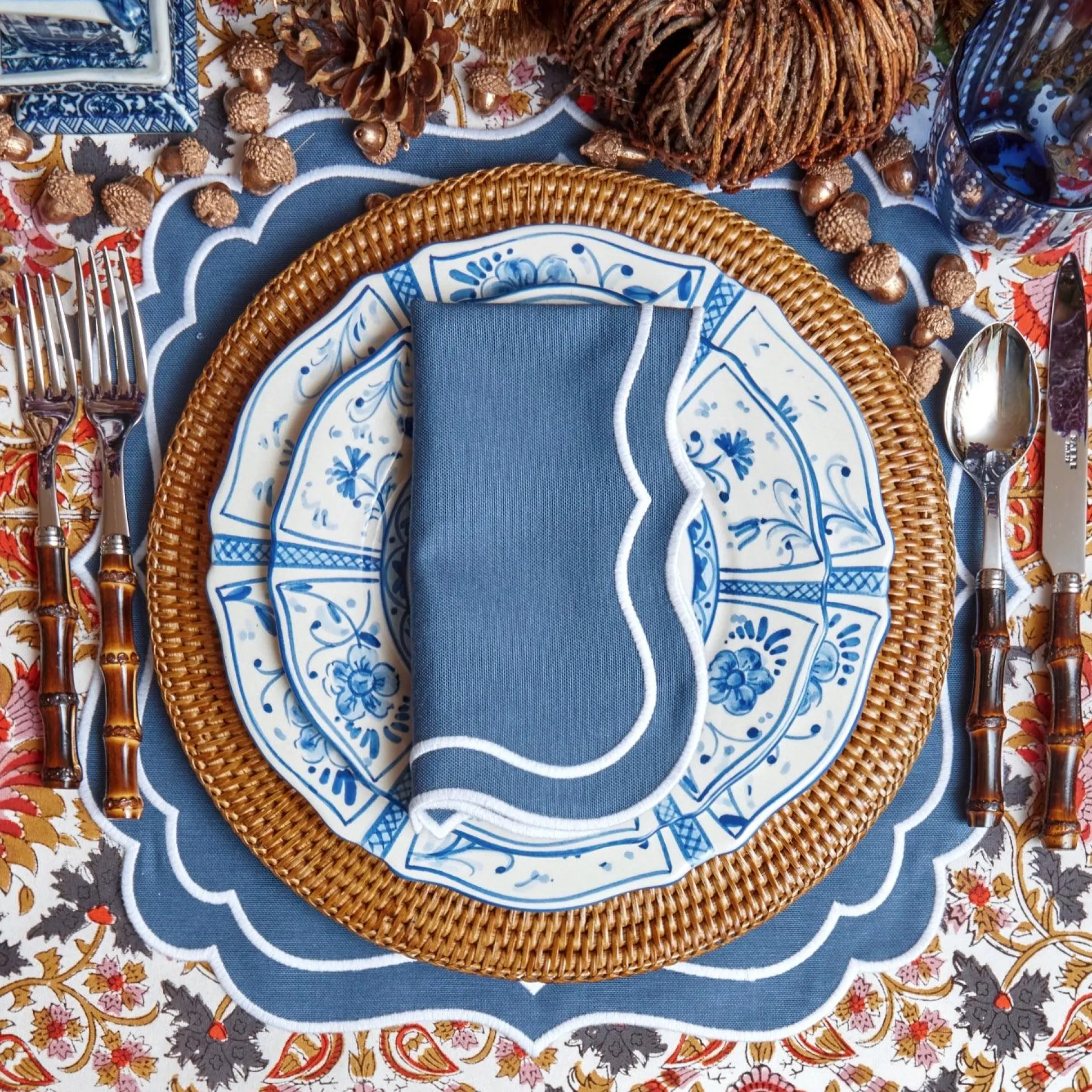 Cadiz Hand Painted Starter Plates (Set Of 4)