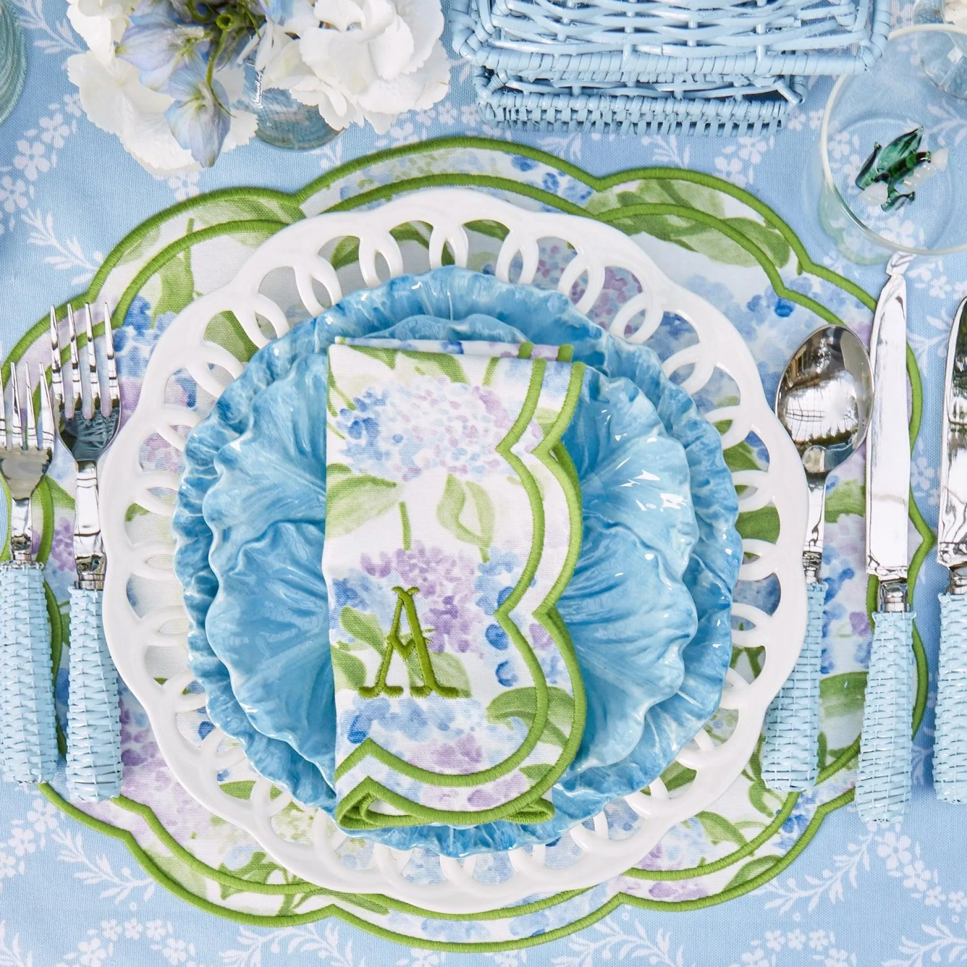 Camilla Hydrangea Napkins (Set Of 4)