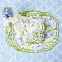 Camilla Hydrangea Placemats & Napkins (Set Of 4)