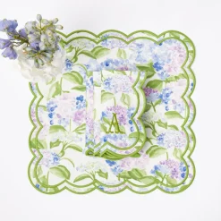 Camilla Hydrangea Placemats & Napkins (Set Of 4)