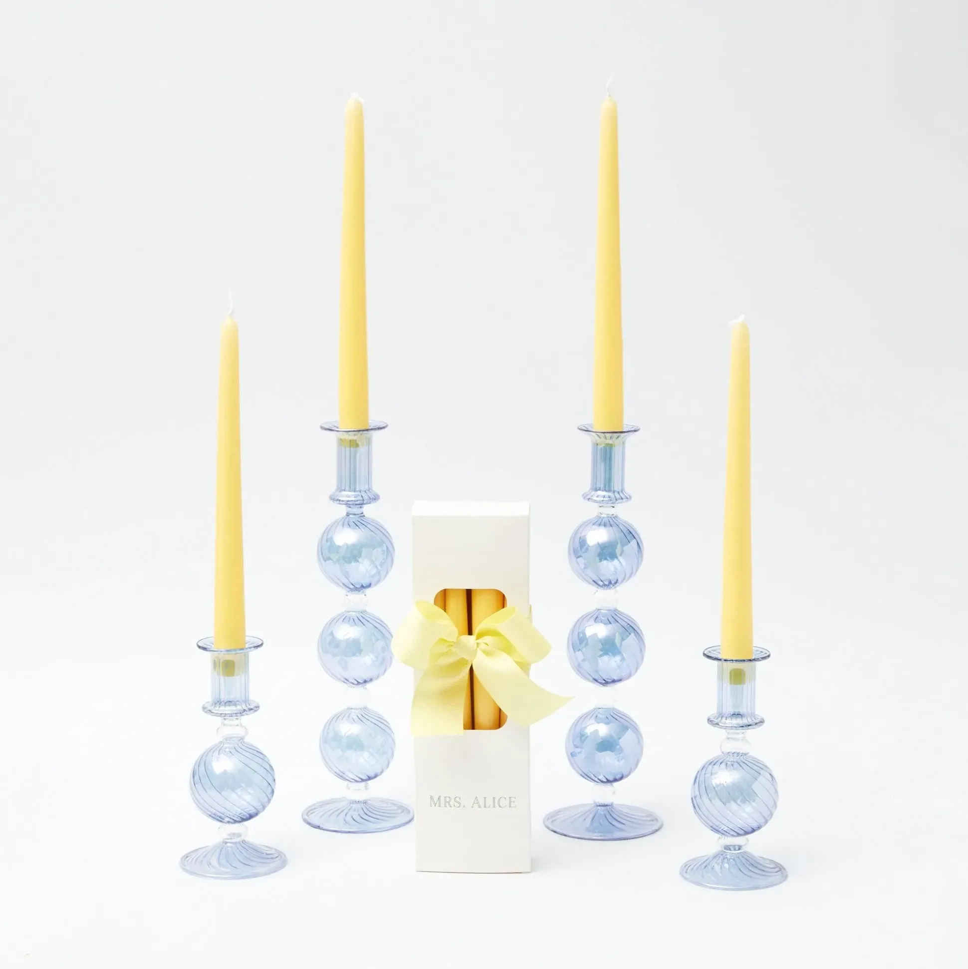 Camille Azure Candle Set (Yellow)