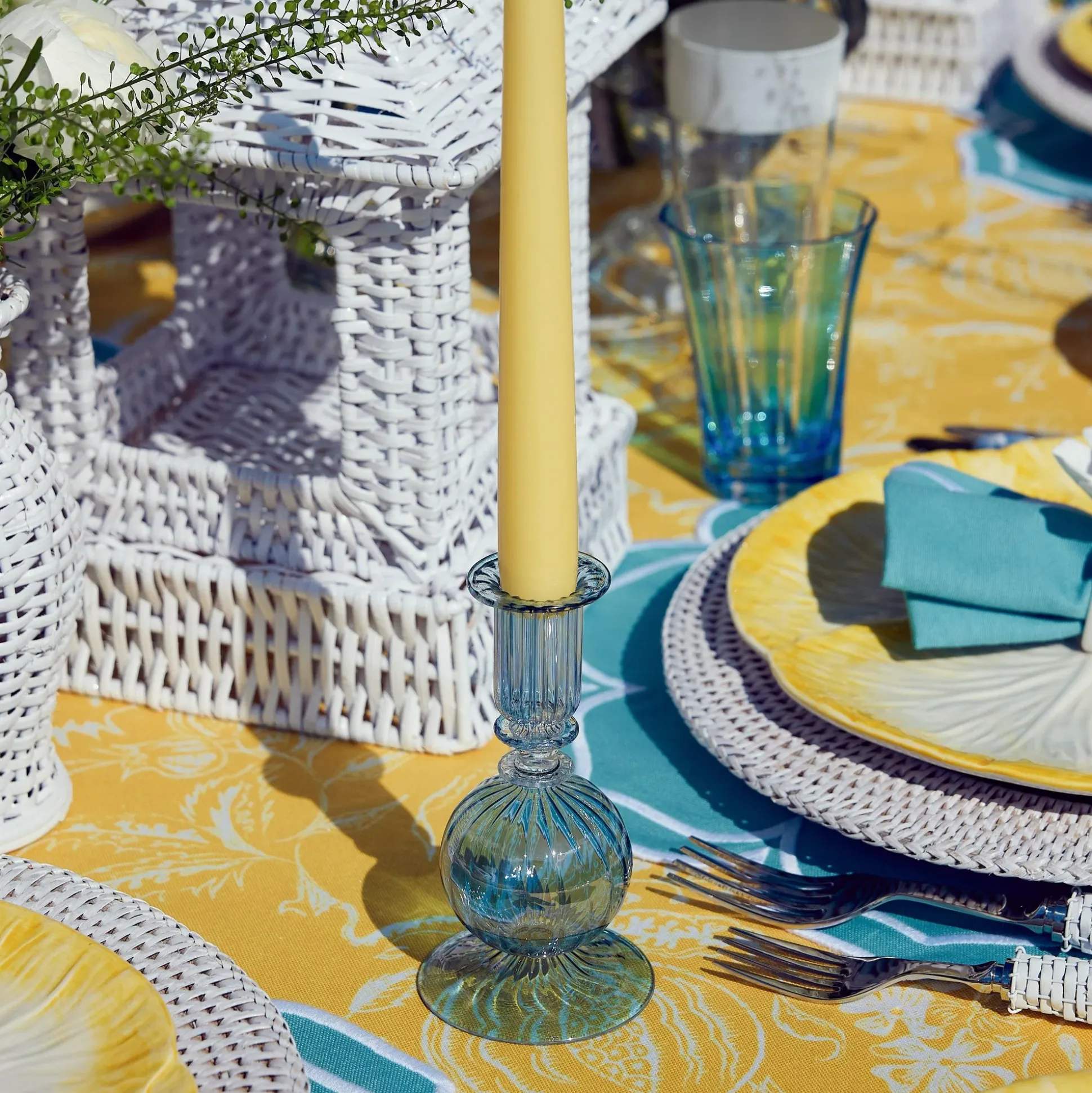 Camille Azure Candle Set (Yellow)