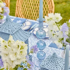 Camille Azure Candle Set (Blue)