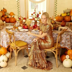 Camille Chestnut Candle Holders (Pair)