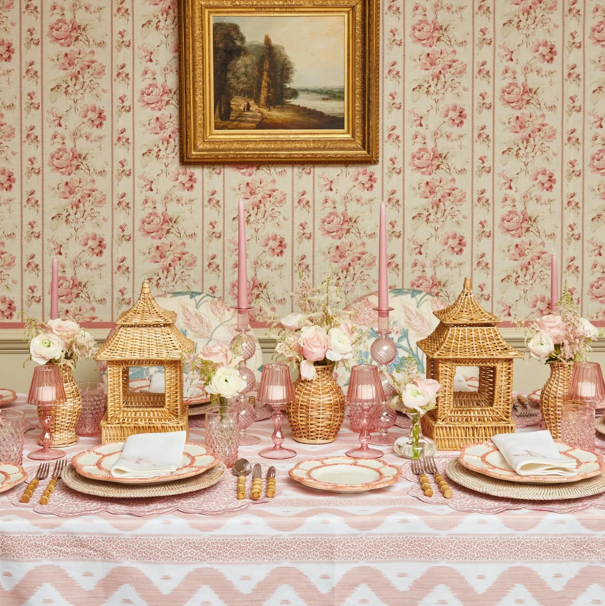 Camille Peony Candle Set