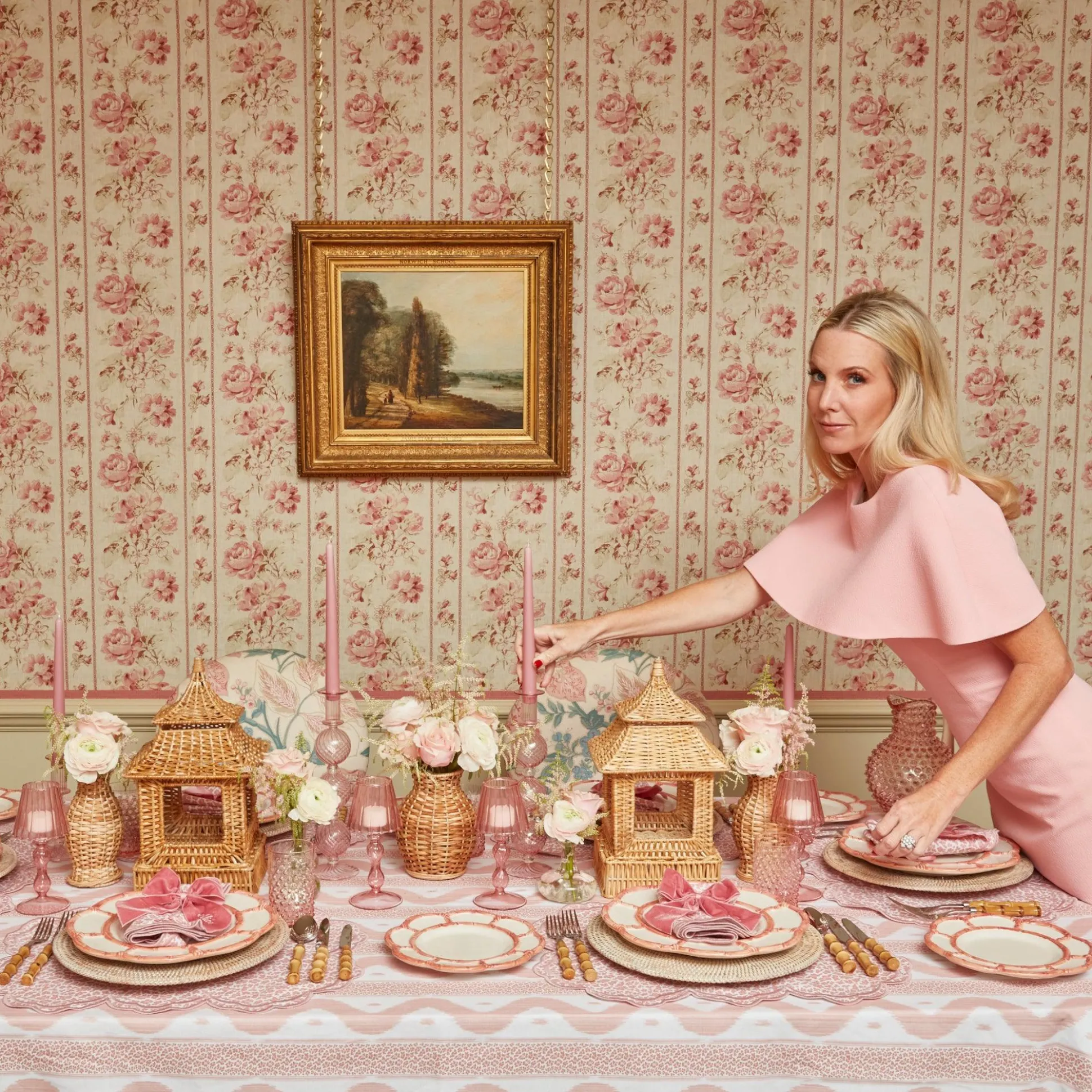 Camille Peony Candle Set