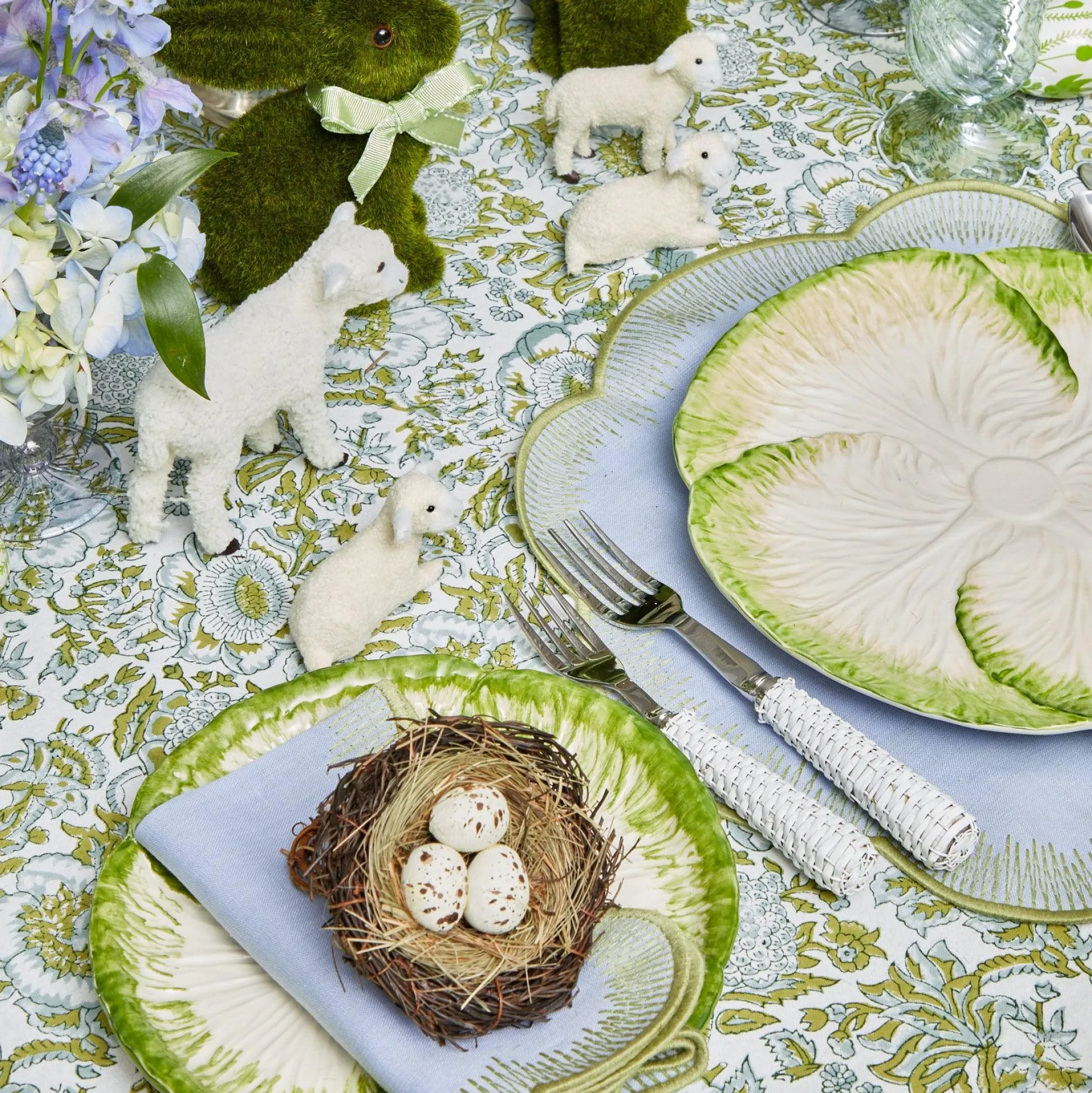 Capri Lettuce Dinner Plate