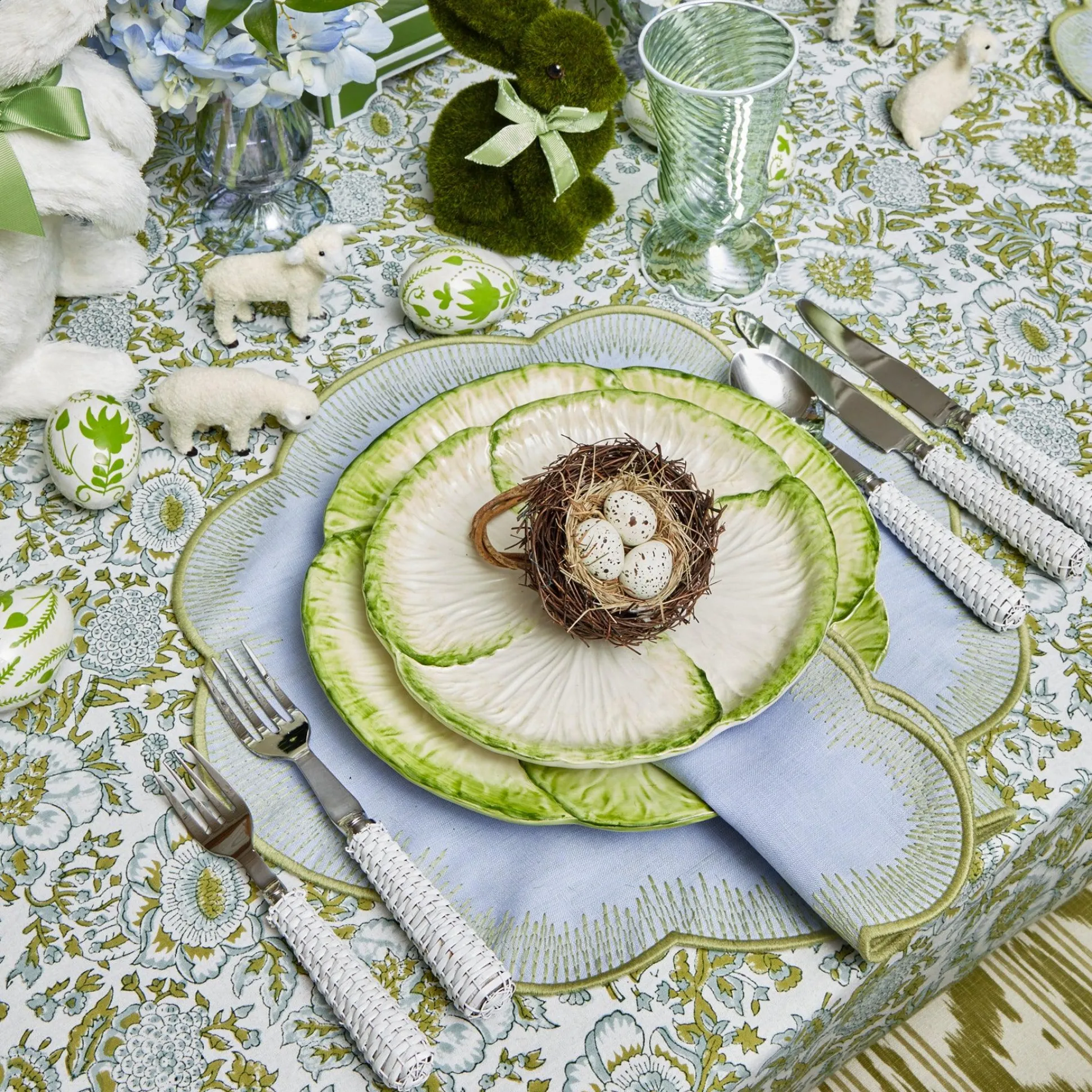 Capri Lettuce Starter Plate (Set Of 4)