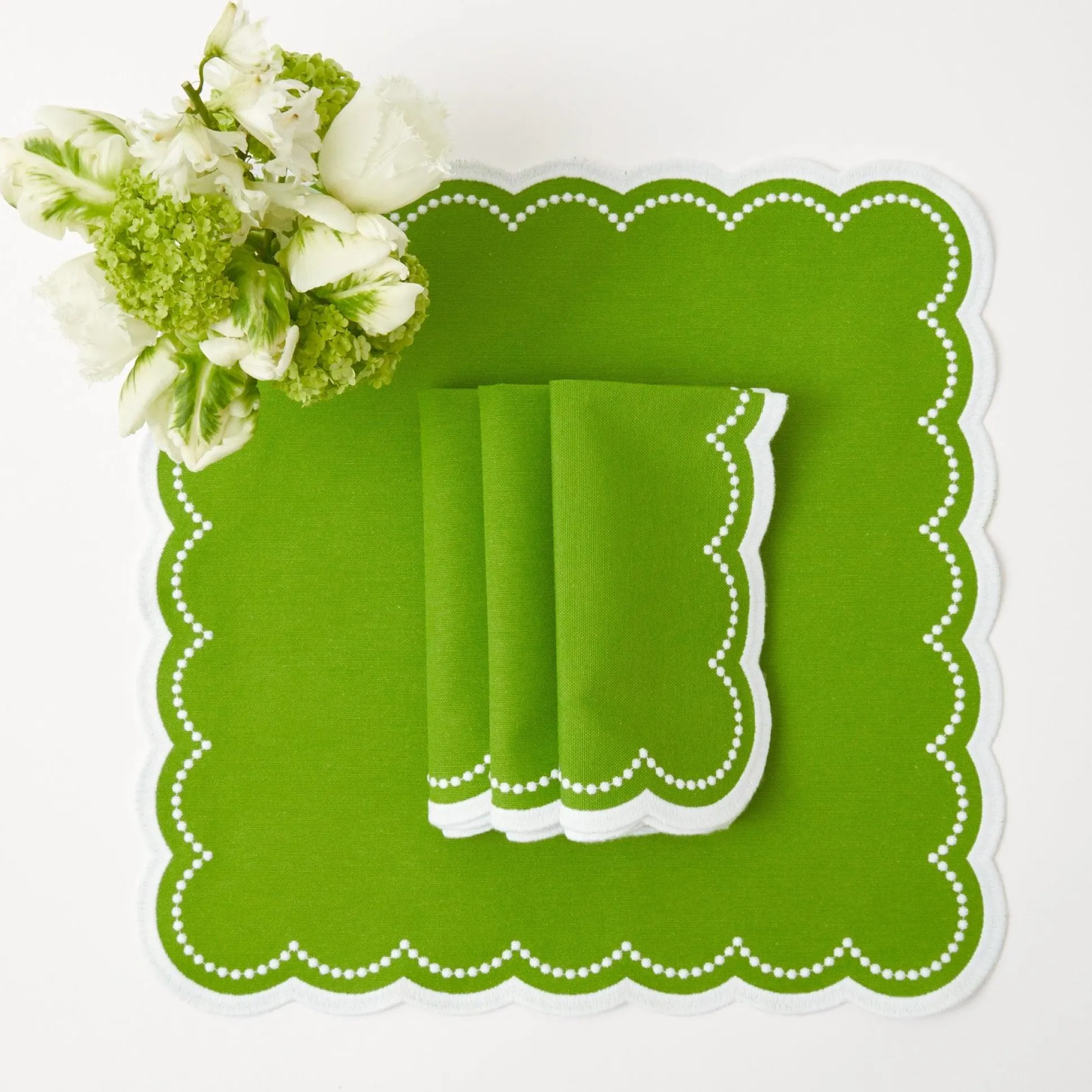 Cecily Green Napkins (Set Of 4)