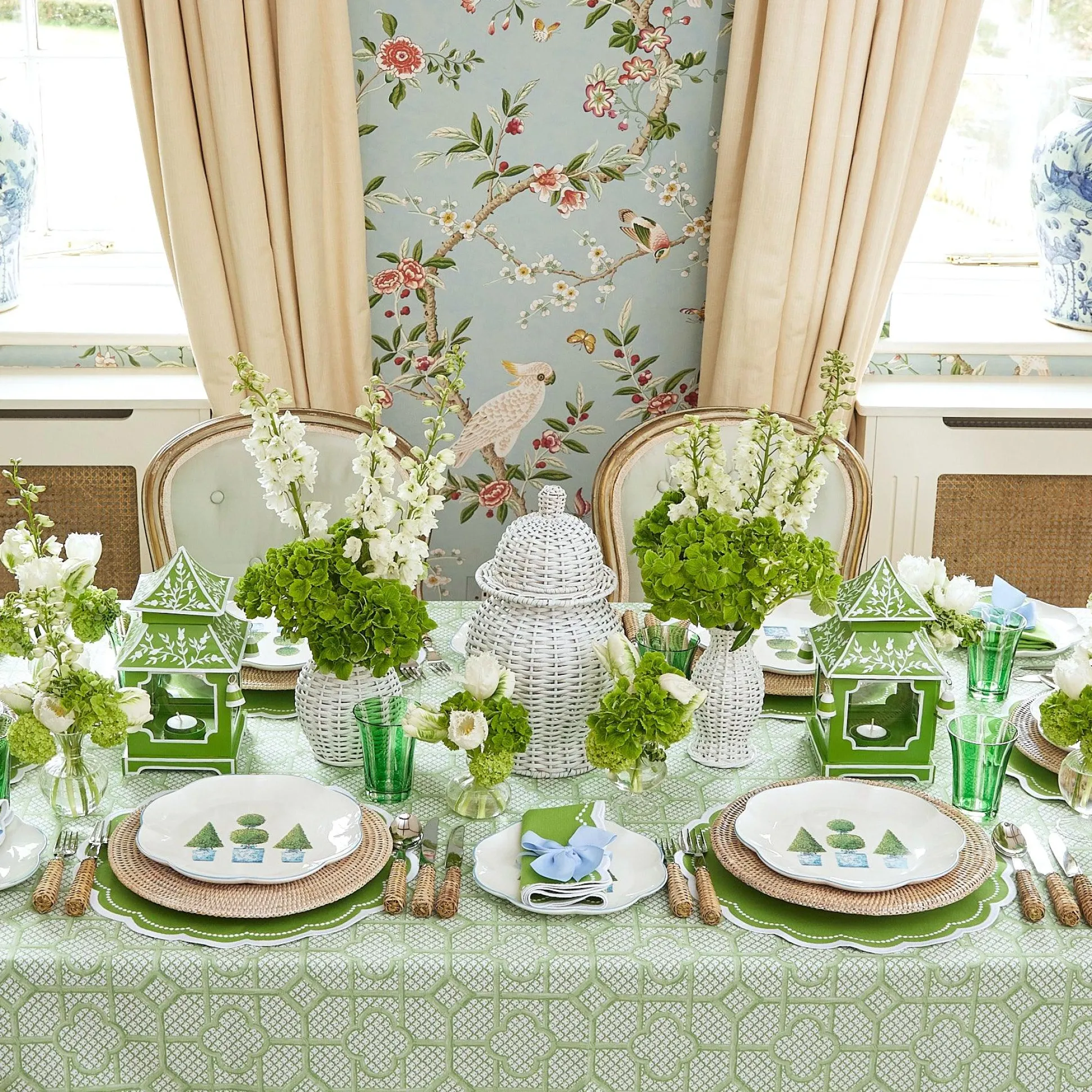 Cecily Green Napkins (Set Of 4)