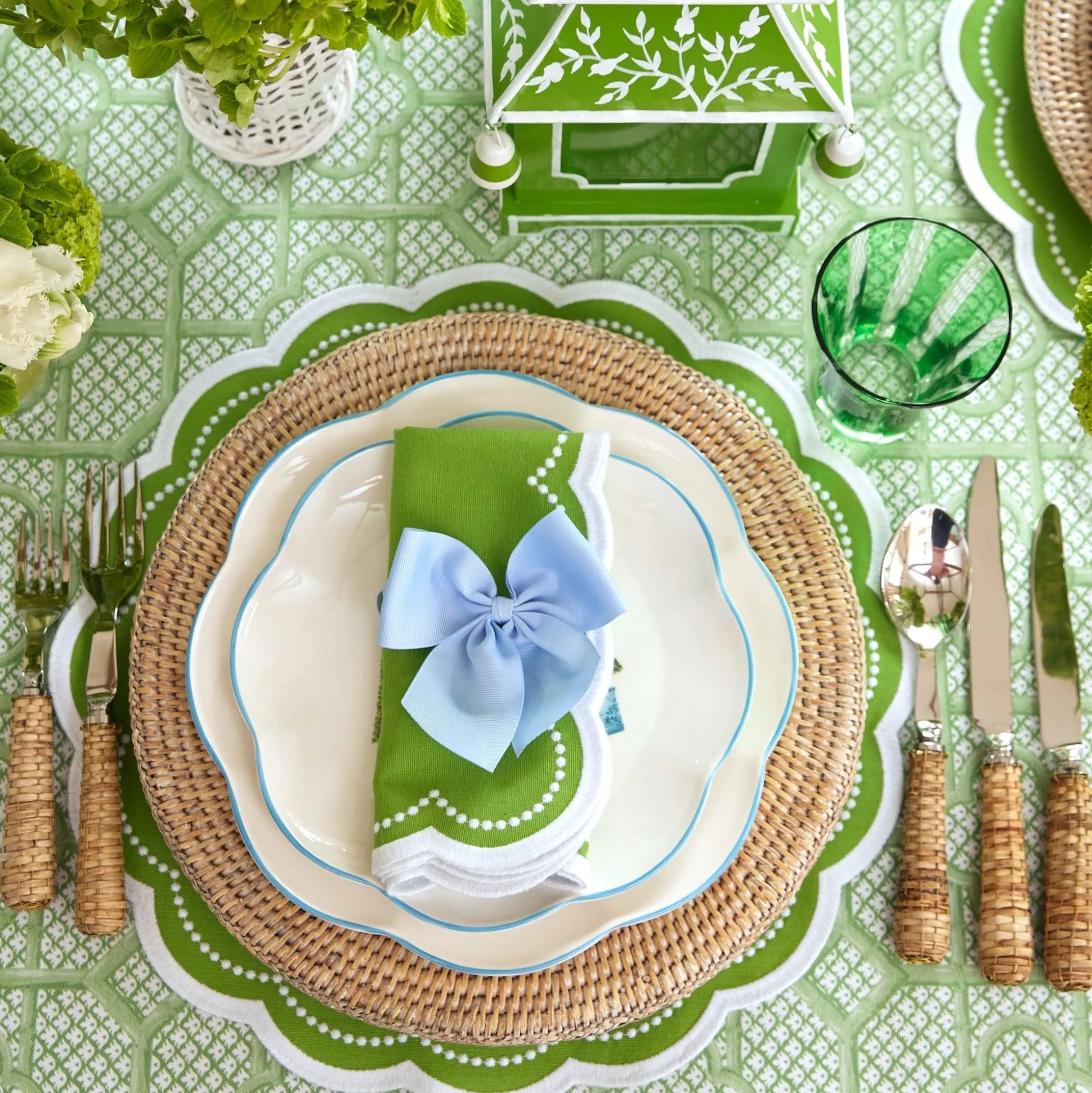 Cecily Green Napkins (Set Of 4)