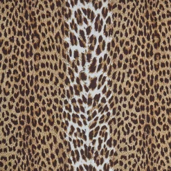 Chestnut Brown Leopard Fabric