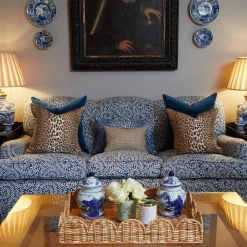 Chestnut Brown Leopard Fabric