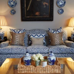 Chestnut Brown Leopard Fabric