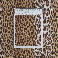 Chestnut Brown Leopard Fabric