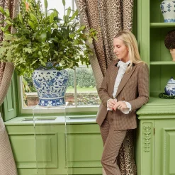 Chestnut Brown Leopard Fabric