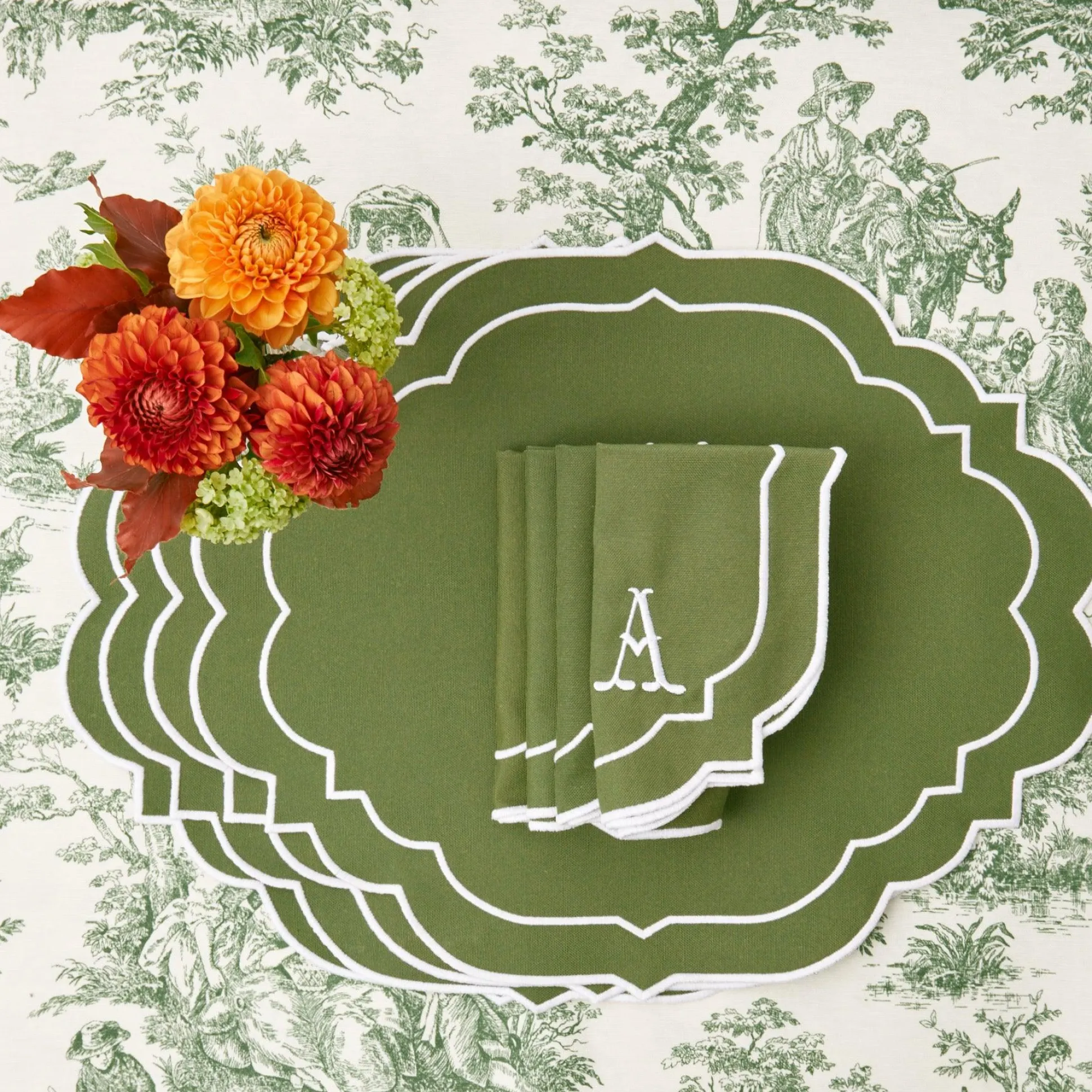 Chloe Toile Tablecloth