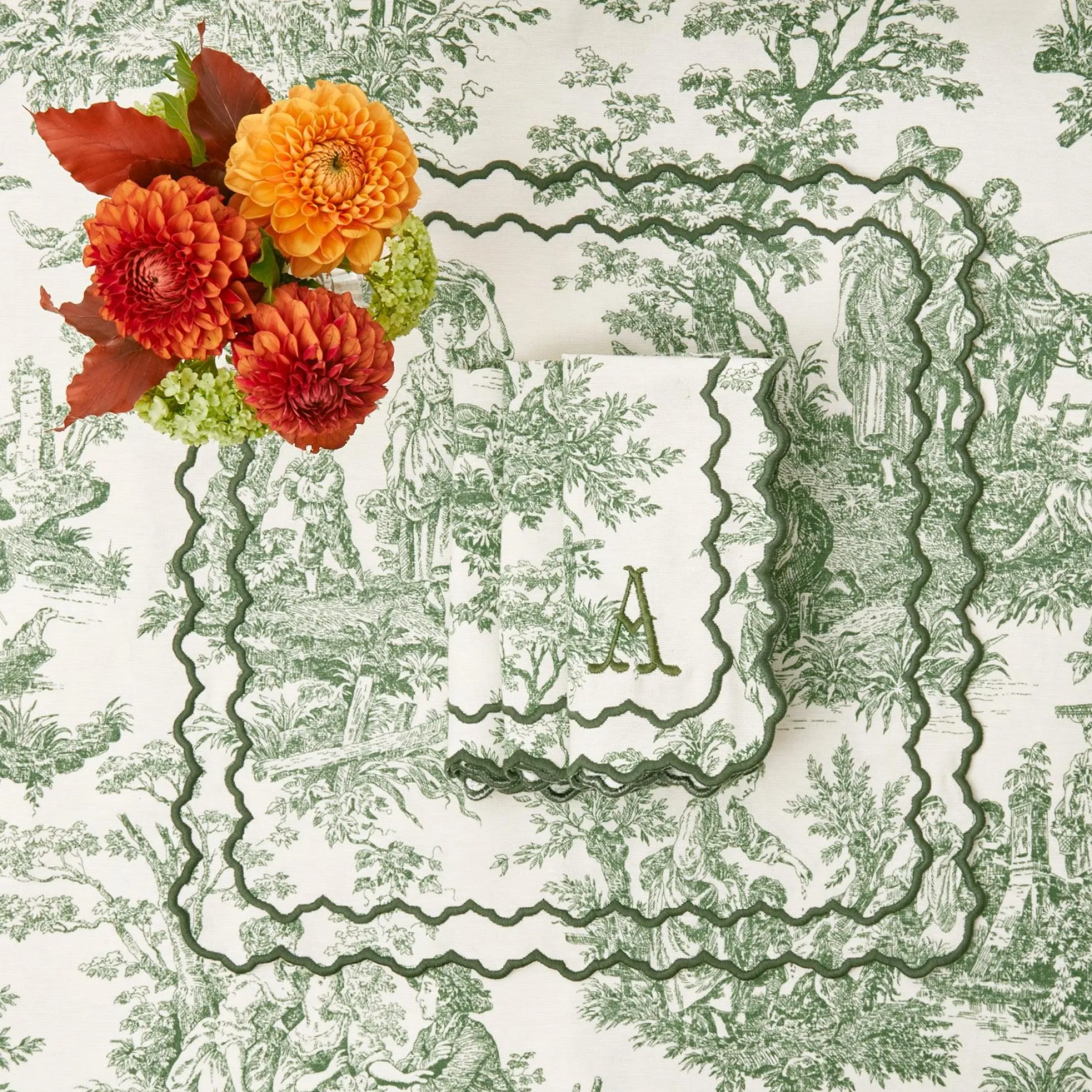 Chloe Toile Tablecloth