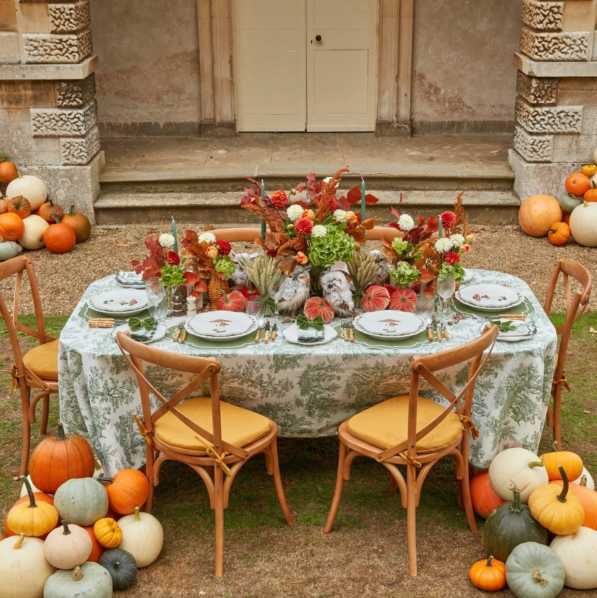 Chloe Toile Tablecloth