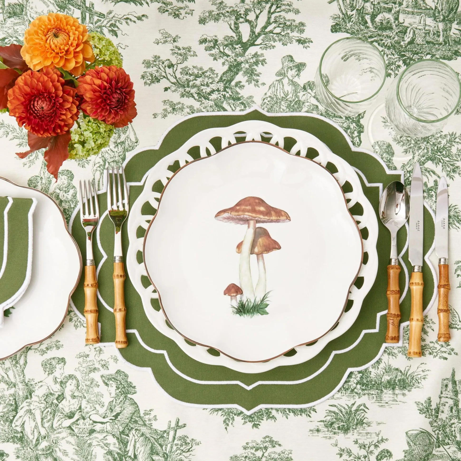 Chloe Toile Tablecloth