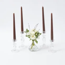 Chocolate Brown Candles (Set Of 8)