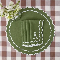 Chocolate Gingham Tablecloth