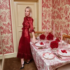 Claudette Toile Tablecloth