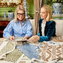 Cobalt Blue Leopard Fabric