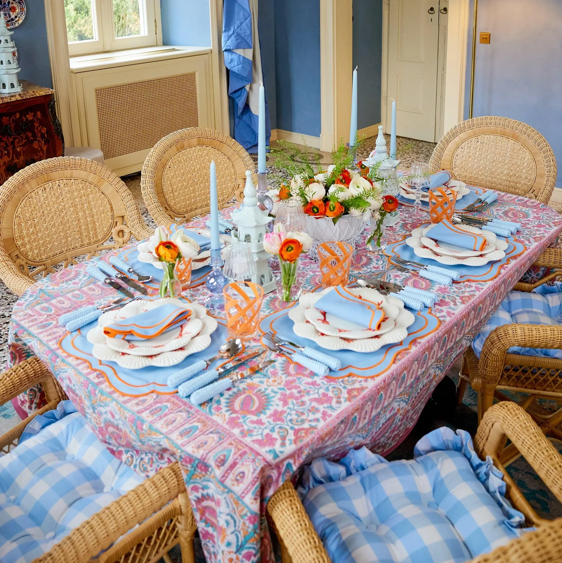 Coral Dinner & Starter Plates (Set Of 8)