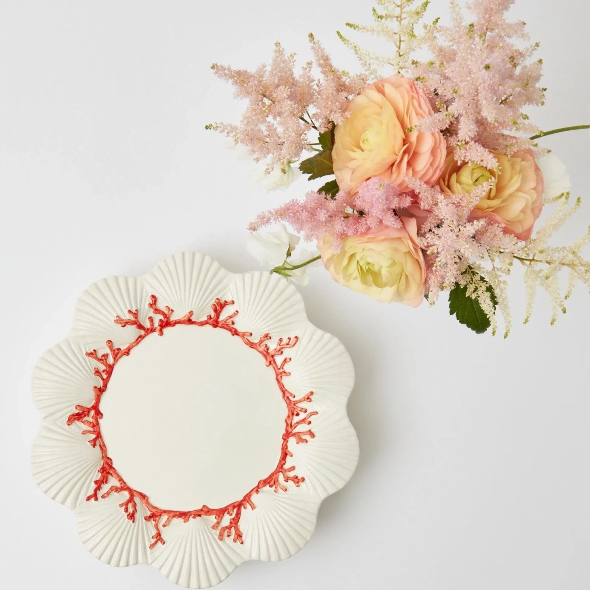 Coral Dinner Plate
