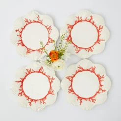Coral Starter Plates (Set Of 4)