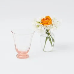 Coral Tulip Water Glass (Set Of 4)