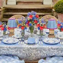 Coronation Blue Linen Napkins (Set Of 4)