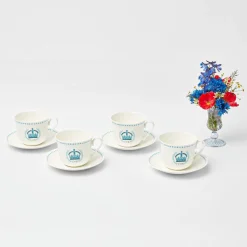 Coronation Breakfast Cup & Saucer (Set Of 4)
