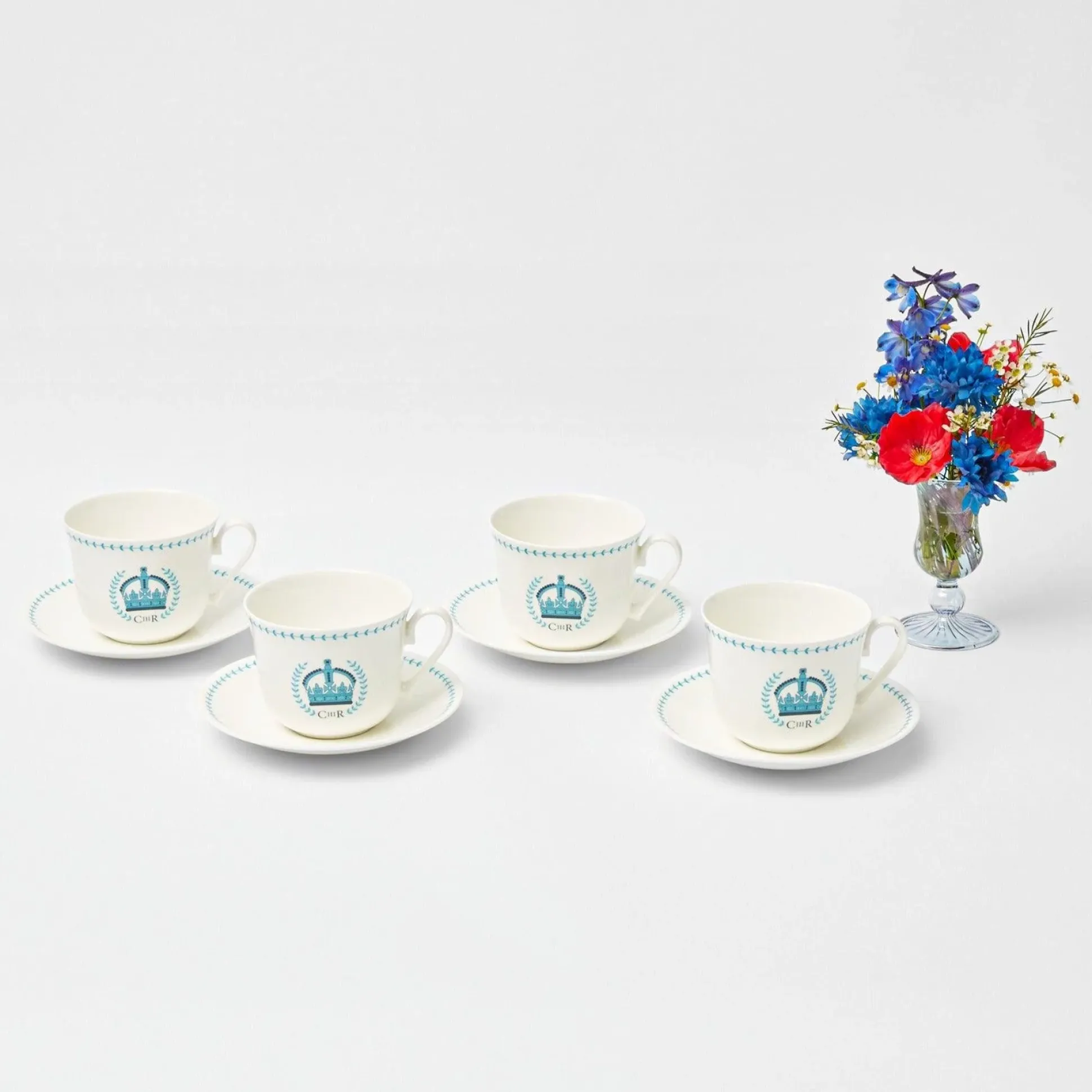 Coronation Breakfast Cup & Saucer (Set Of 4)