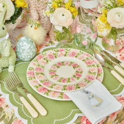 Dahlia Garland Dinner & Starter Plates (Set Of 8)