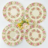 Dahlia Garland Dinner Plate (Set Of 4)