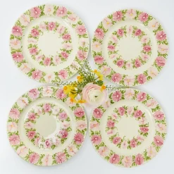 Dahlia Garland Dinner Plate (Set Of 4)