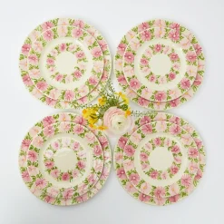 Dahlia Garland Dinner Plate (Set Of 4)