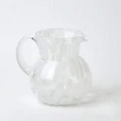 Dappled White Water Jug