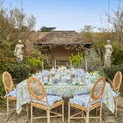 Delphine Blue Candle Holders (Pair)