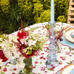 Delphine Blue Candle Holders (Pair)